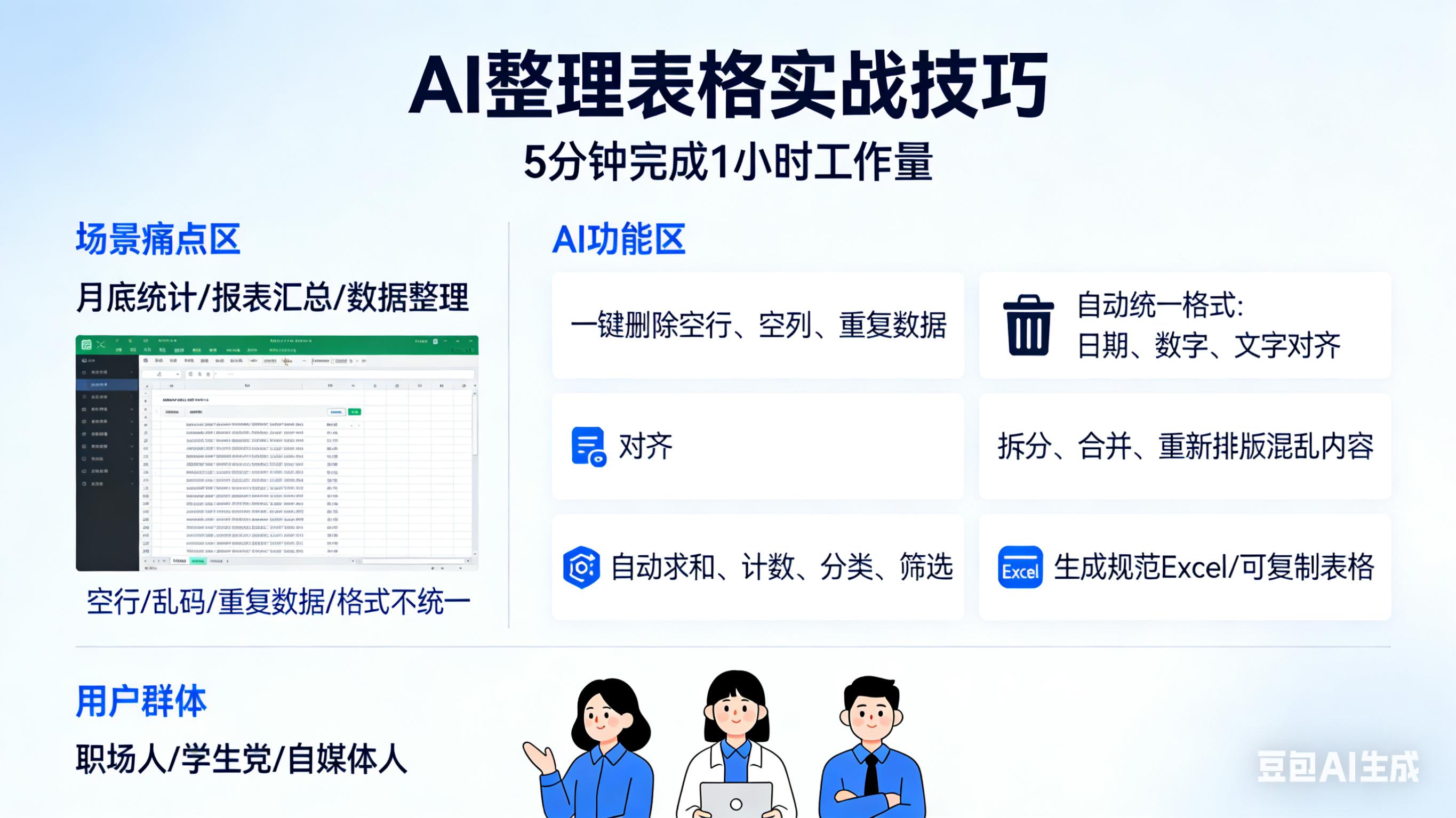 AI一键去重表格数据_整理表格AI技巧_AI表格